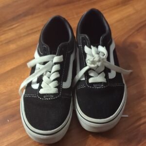 Vans Black and White Shoes
